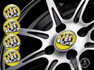 Rim decals for cars Drift Edition High-End Dome Badges